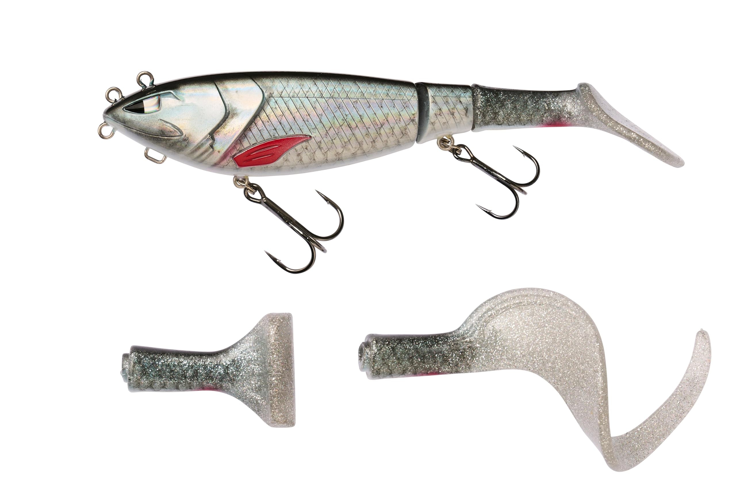 BerkleyZilla Tailswinger Pike Lure – the First Jointed Tailbait on the Market With Amazing Swimming Action and Huge Versatility – Perfect for Pike Fishing in any Situation.