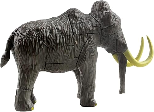 Miniatura 7 de Juego prehistórico con 4 animales de la edad de hielo en cubos de glaciar, rompecabezas 3D para niños, arqueología, desarmable, descubrir, descubrir