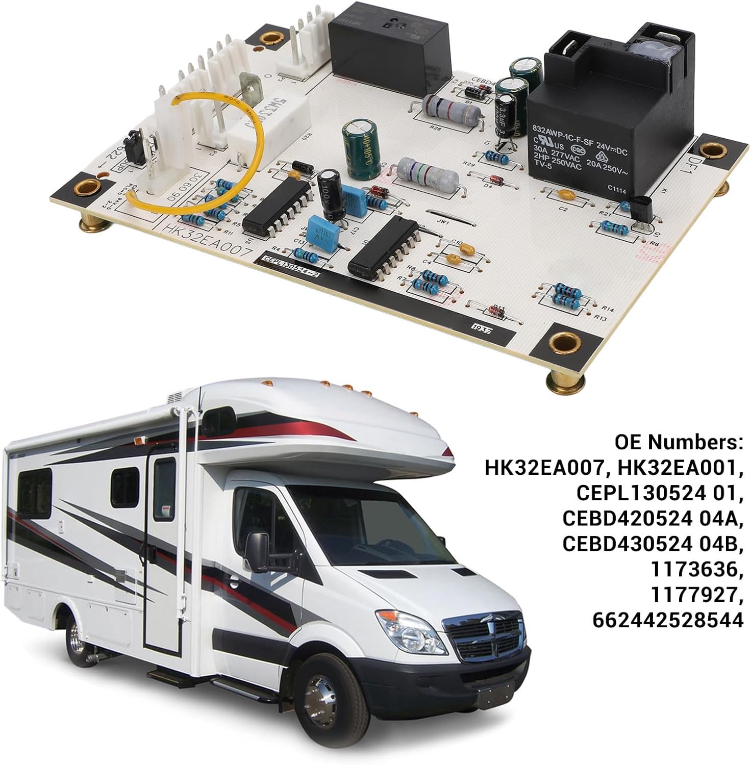 Defrost Control Board HK32EA001 Replacement for Carrier ICP with Stable Performance and Premium ABS Material for AC Defrost Circuit