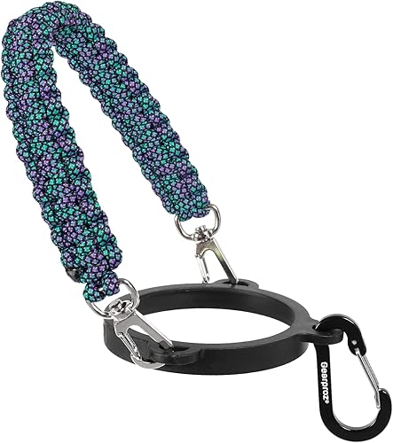 Gearproz Mango Paracord para Hydro Flask También compatible con Iron Flask, Thermoflask, botellas de agua Takeya de 12 a 40 onzas Accesorios con