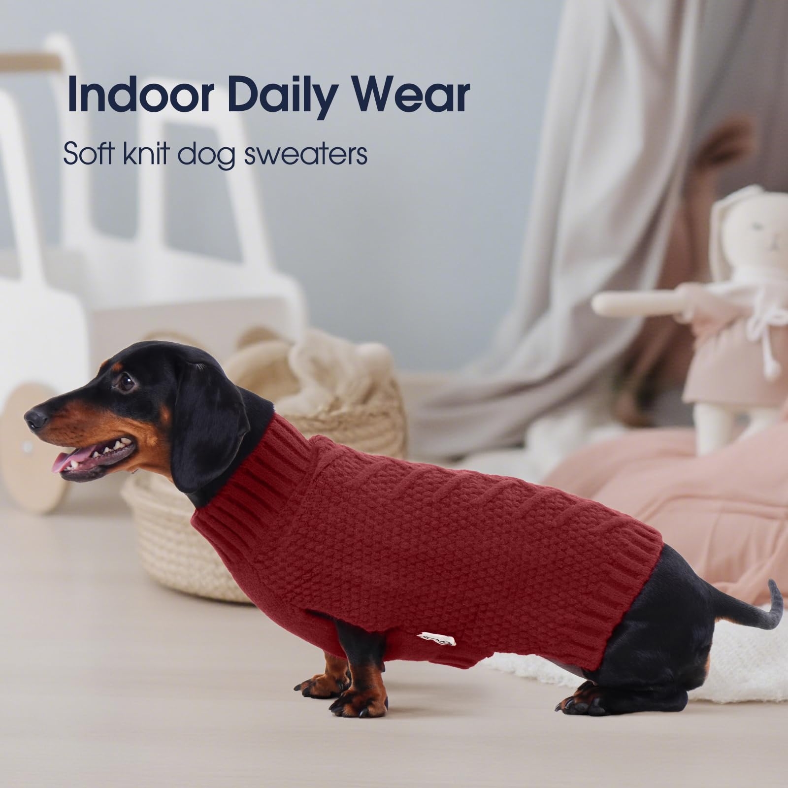 IECOii Pull dogue allemand, pull pour chiens de très grande race, chandail pour chiens de très grande taille, vêtements de Noël, pull d'hiver épais et chaud pour chiens mâles ou femelles, pull pour