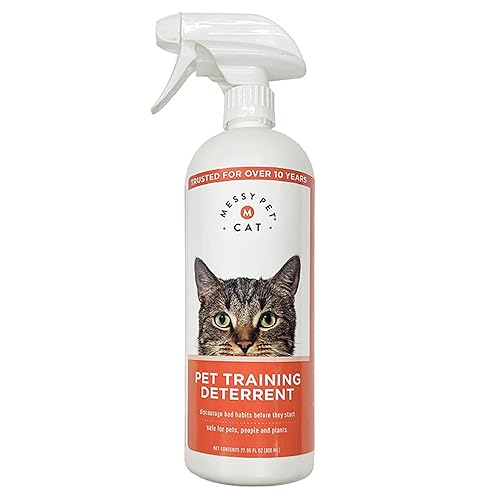 Cat Training Deterrent Spray Helps Stop Unwanted Pet Habits, Behaviors