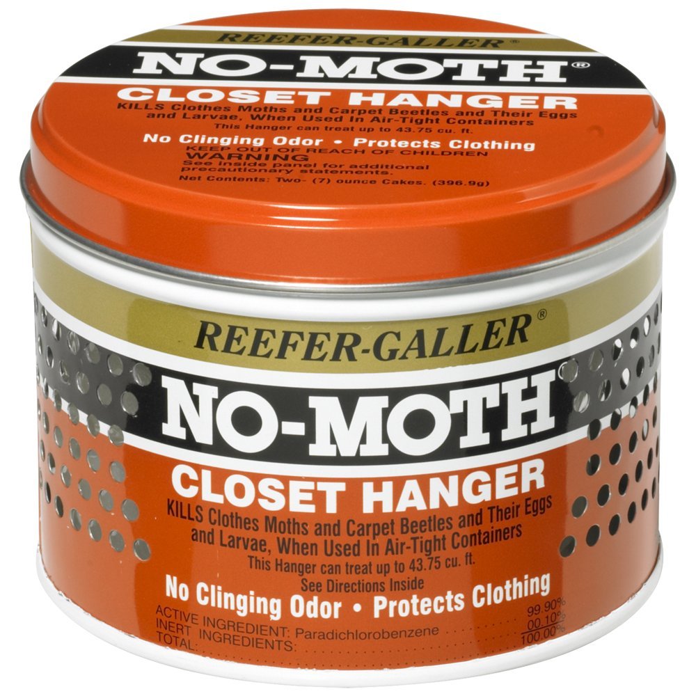 ReeferGaller NO MOTH Closet Hanger Kills Clothes Moths, Carpet Beetles