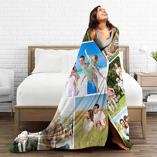 Miniatura 98 de Mantas de monograma personalizadas con nombres, manta personalizada para bebés niñas, manta de envolver con inicial, regalos personalizados