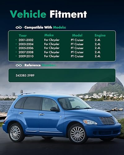 Miniatura 4 de SCITOO Juego de amortiguadores 2001-2010 para Chrysler PT Cruiser Conjunto de puntales de choque traseros 343385 5989 Amortiguadores de reemplazo