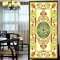 Vista 13 de Película de privacidad para ventanas, estilo diamante, vidrio manchado, sin pegamento, adherencia estática, calcomanías decorativas esmeriladas