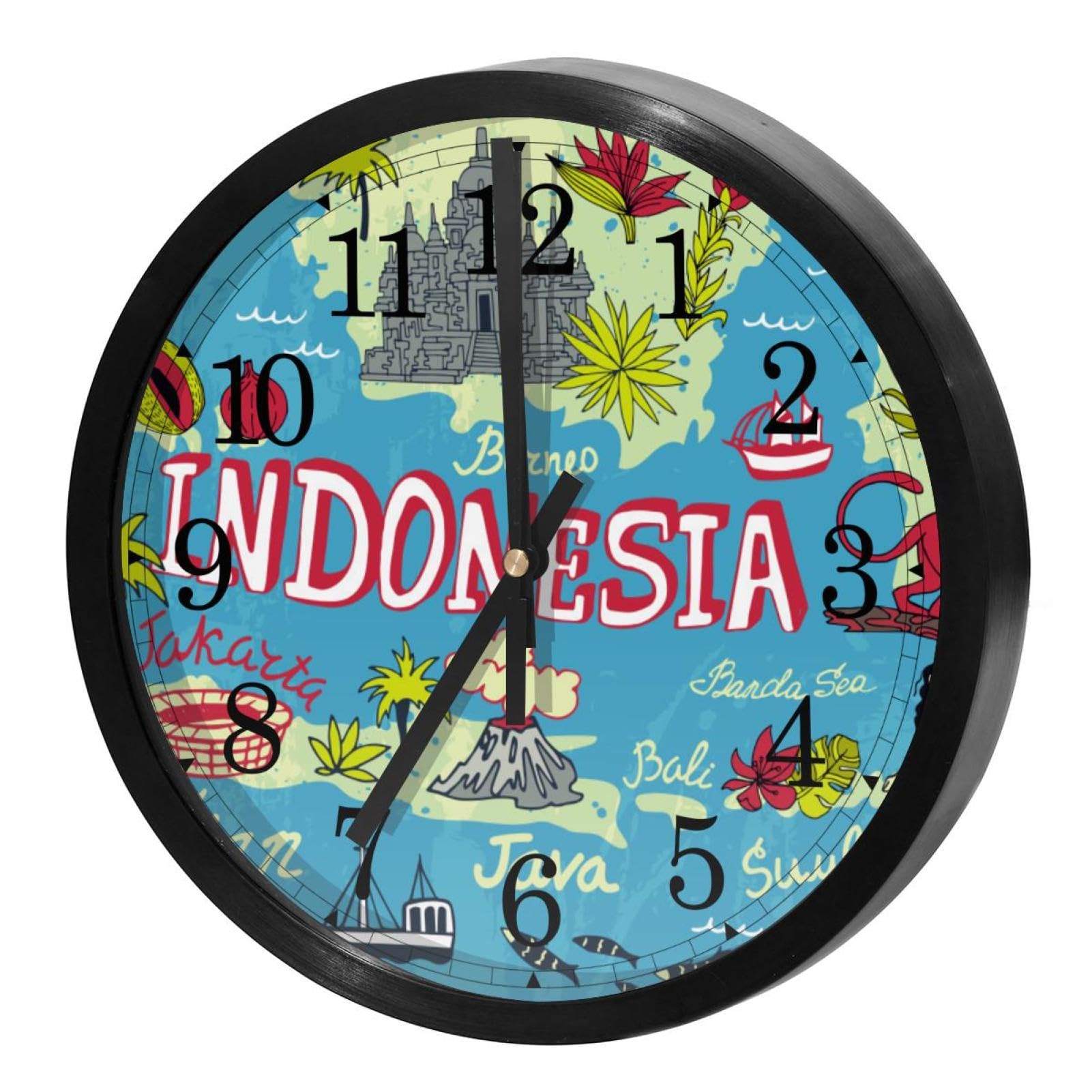 Horloge murale silencieuse à quartz pour retrouver le sommeil sans bruit