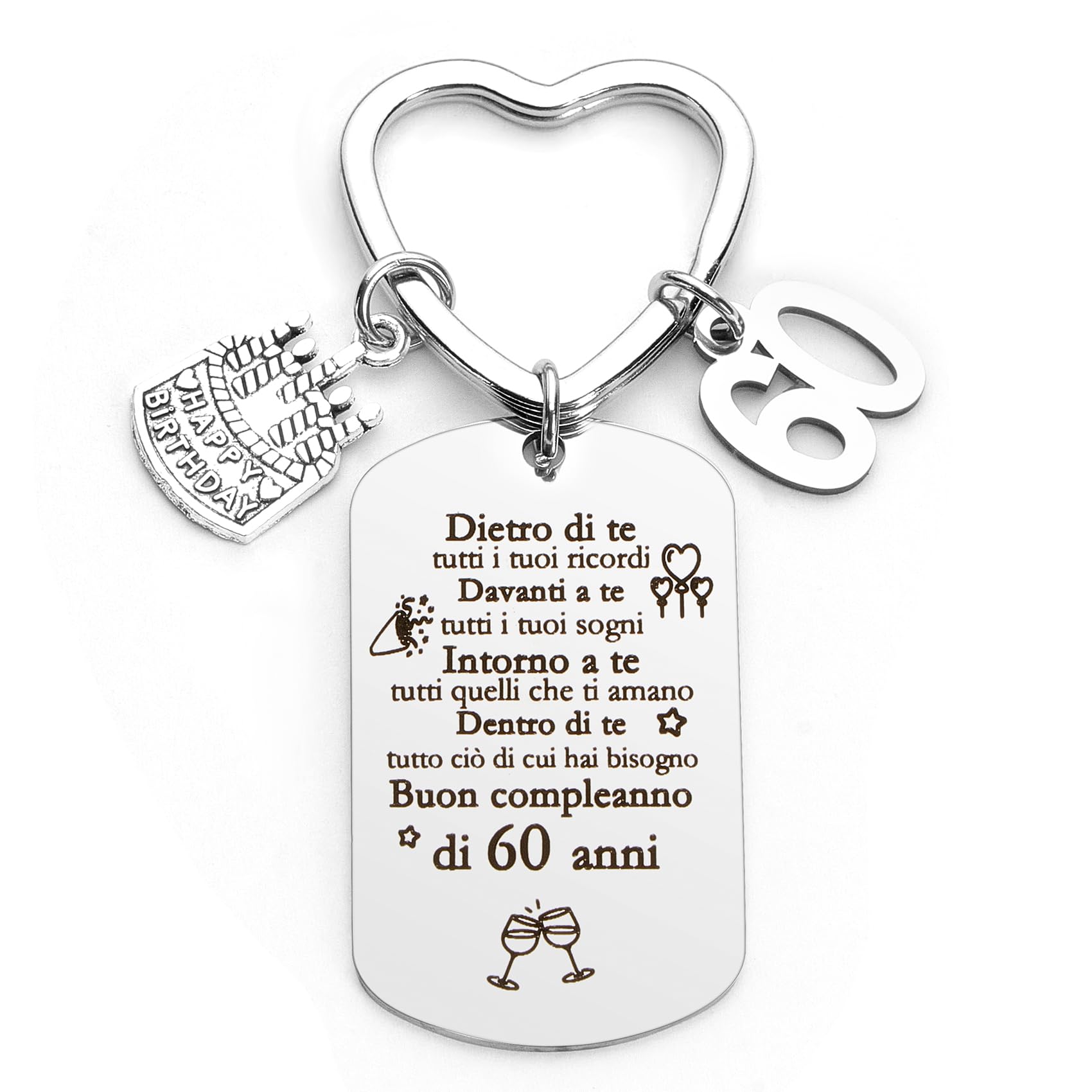 Candele Numeriche Blu Per 60° Compleanno – Set 2 Pezzi (6 E 0) Glitterate, Lunghezza 11,5 Cm, Per Torta E Cupcake