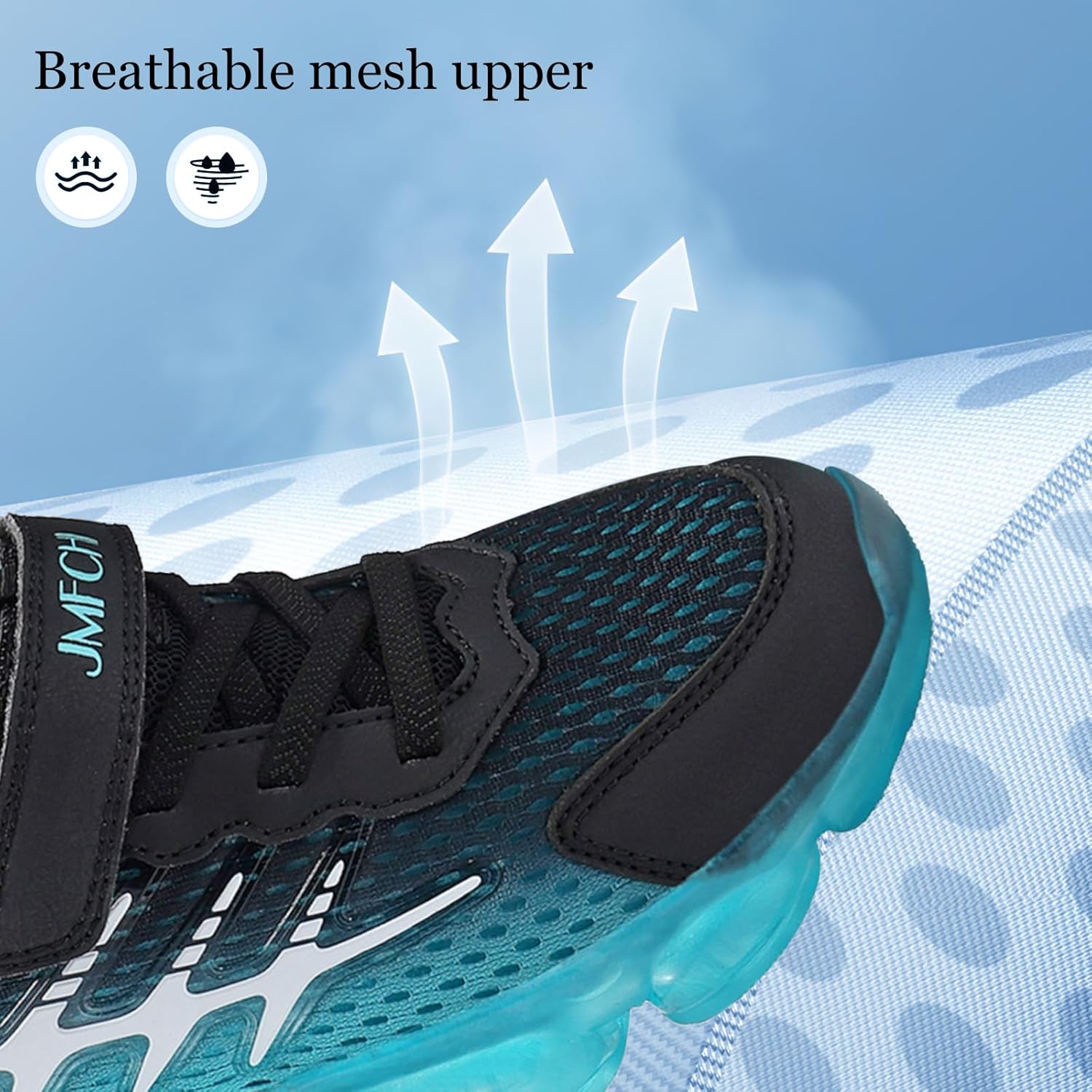 JMFCHI Kids Sneakers Boys Girls Tennis Running Shoes Outdoor Hiking Sneaker for Boys Athletic Breathable - Image 2