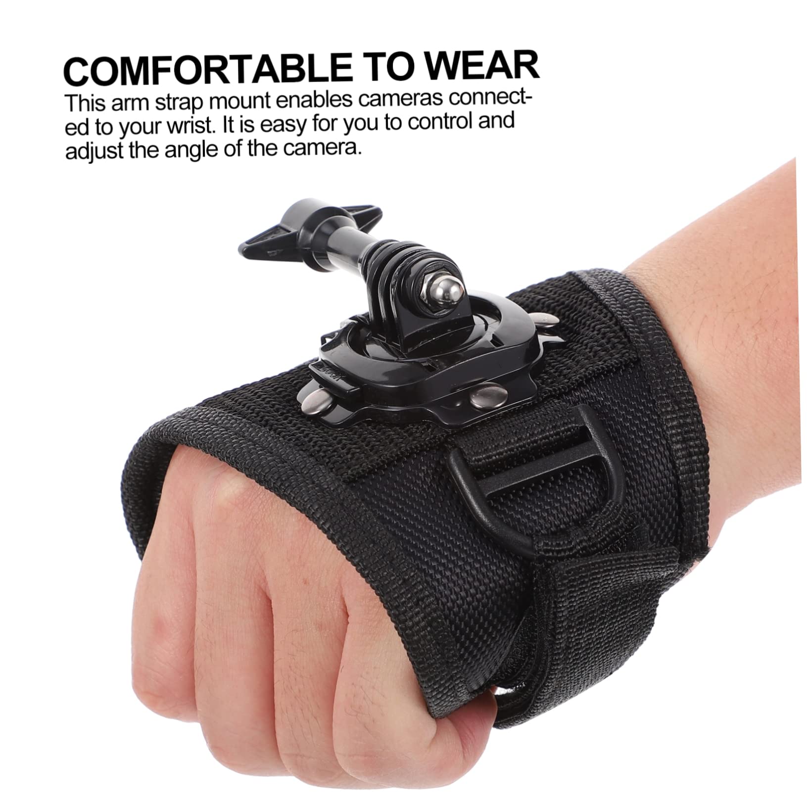 Artibetter Cinturino Da Polso In Nylon Per Action Camera Da 4 Pezzi Per Ruotare La Cintura Con Clip Di Montaggio
