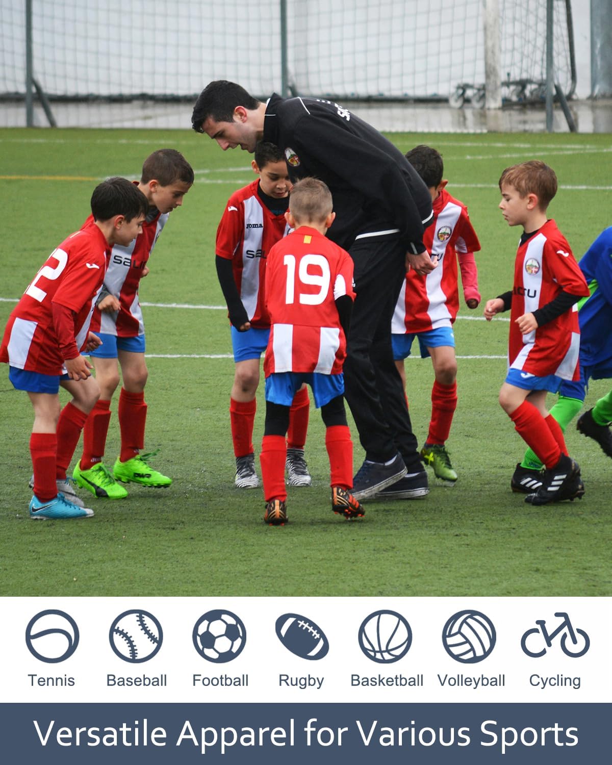 Boys' Compression Shirts Youth Long Sleeve Football Baseball Undershirt Sports Quick Dry Athletic Baselayer - Image 5