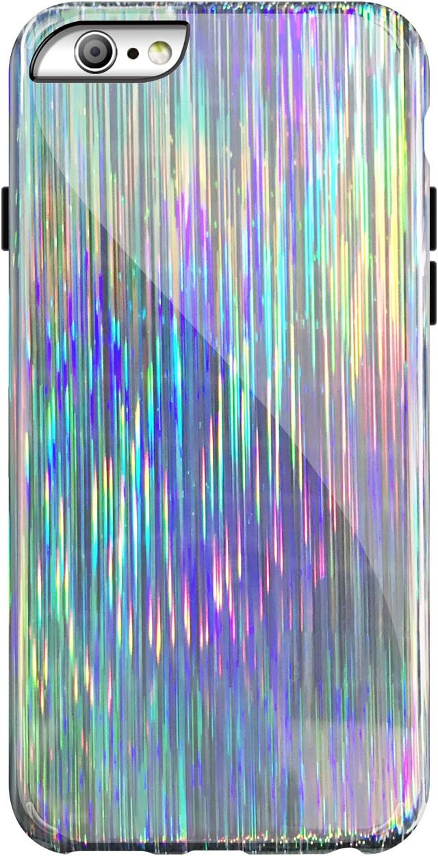 iPhone 6 Plus / 6s Plus case Hologram, Akna Collection Flexible Silicon Cover for Both iPhone 6 Plus & iPhone 6s Plus [Holographic Stripe](1034-U.S)