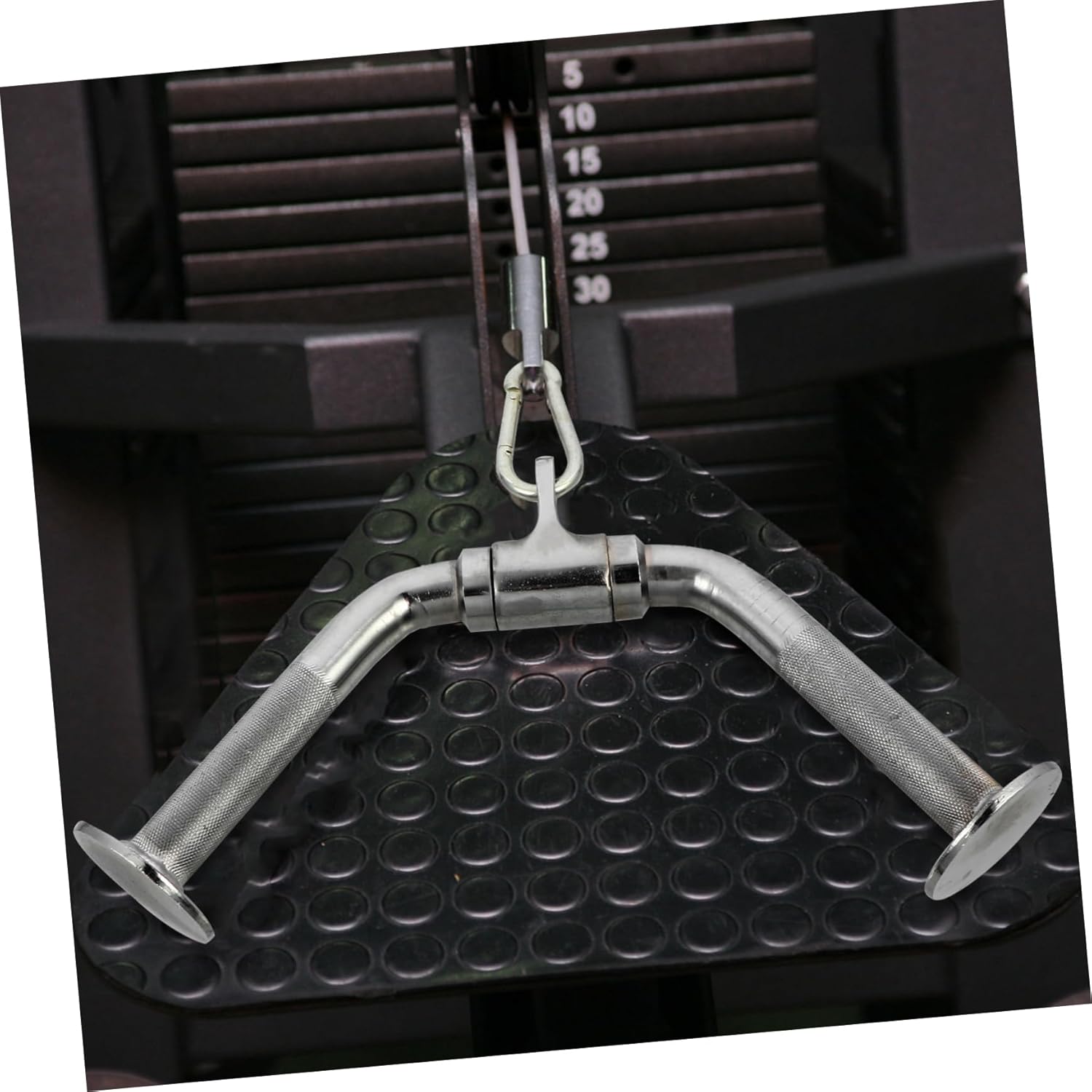 Strength Training Cable Pull Bar Durable Steel Tension Rod for Home Gym Portable Triceps Exercise Handle Easy to Install and Use for Muscle Building and Resistance Training