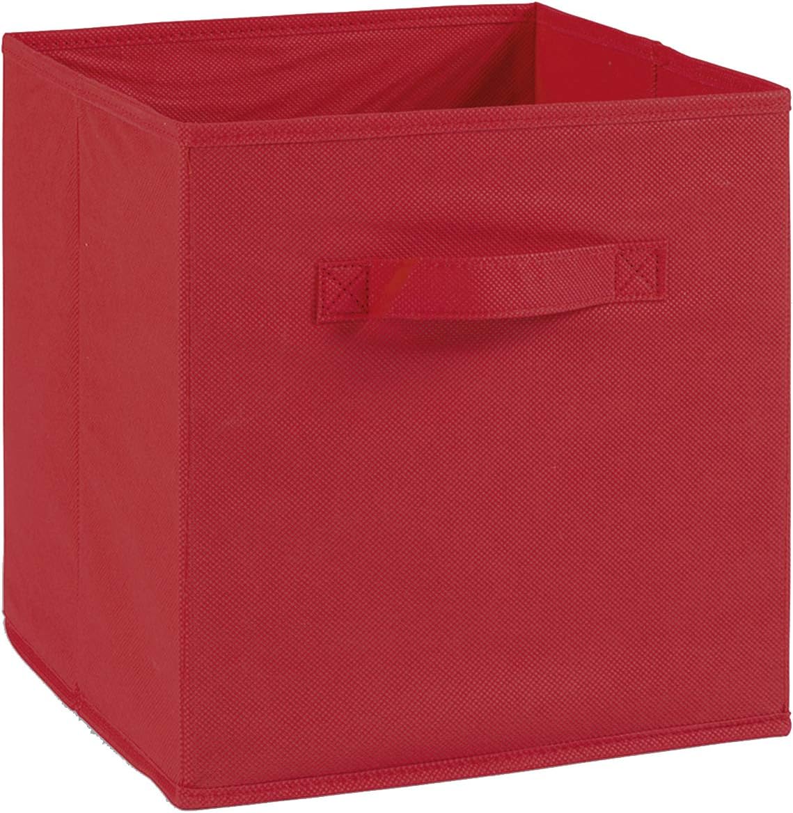 Alsapan Compo Fabric Storage Box, 28 x 27 x 27 cm, Red