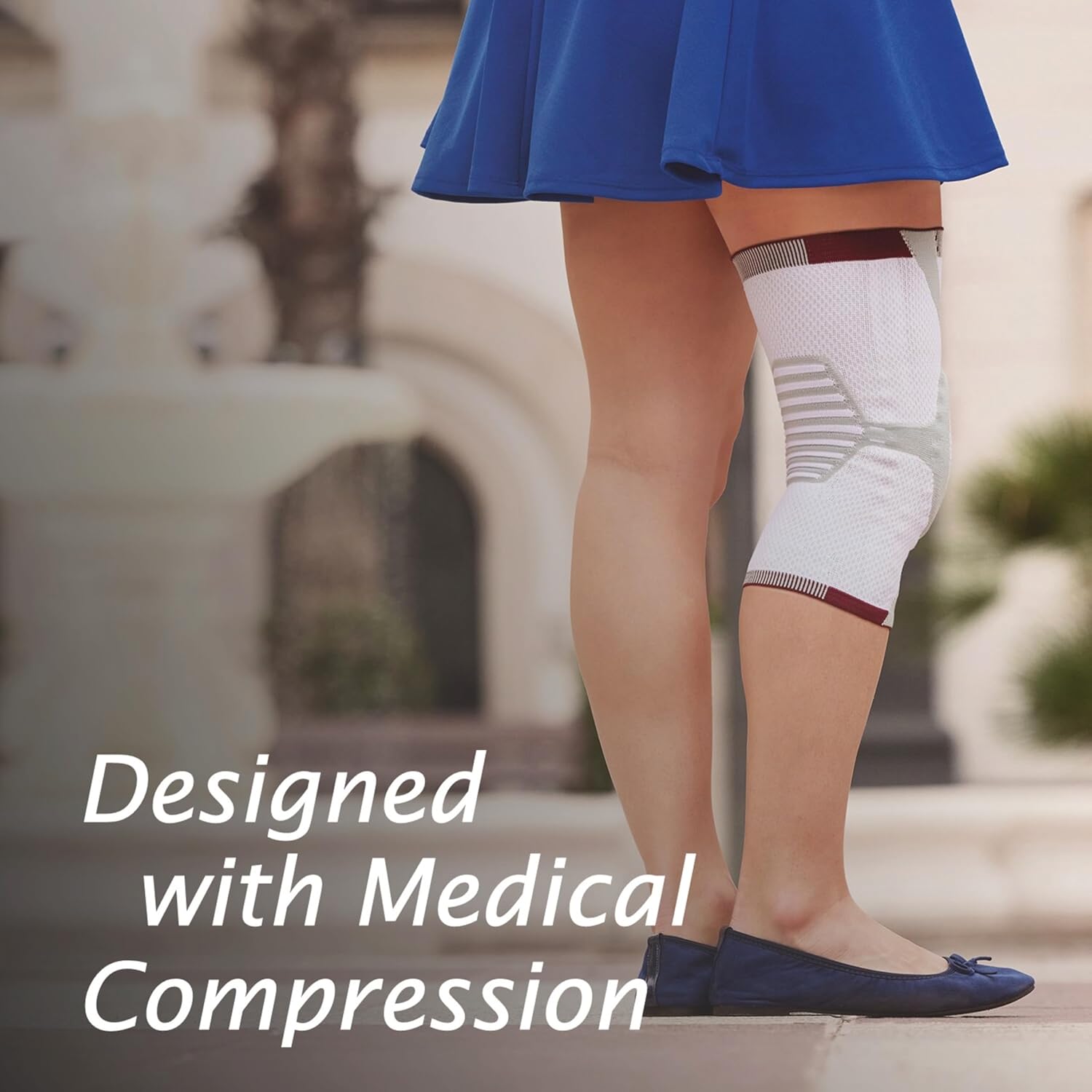 Actimove GenuMotion Knee Support Small White