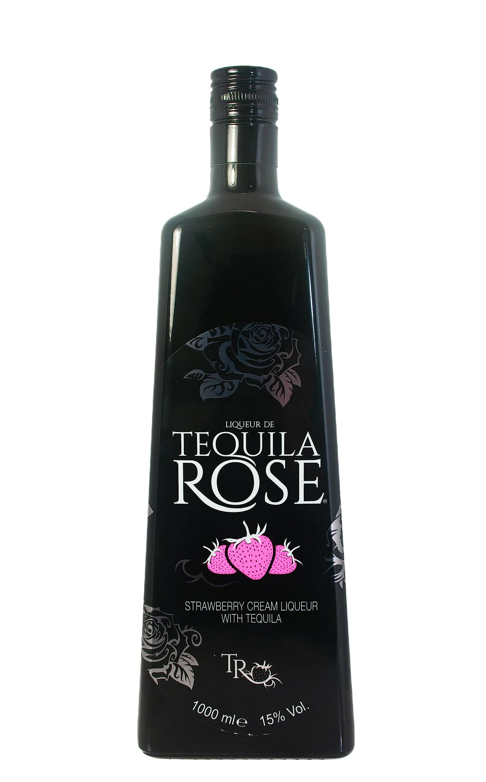 Tequila Rose, Strawberry Cream Liqueur, 1l, 15% ABV, Made with Real Dairy Cream, Best Served Chilled, Ideal for Cocktails, for Girls’ Nights,Gift Idea