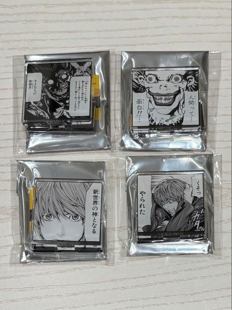 DEATH NOTE 夜神月&弥海砂&リューク&レム アクリルコースター計 DEATH