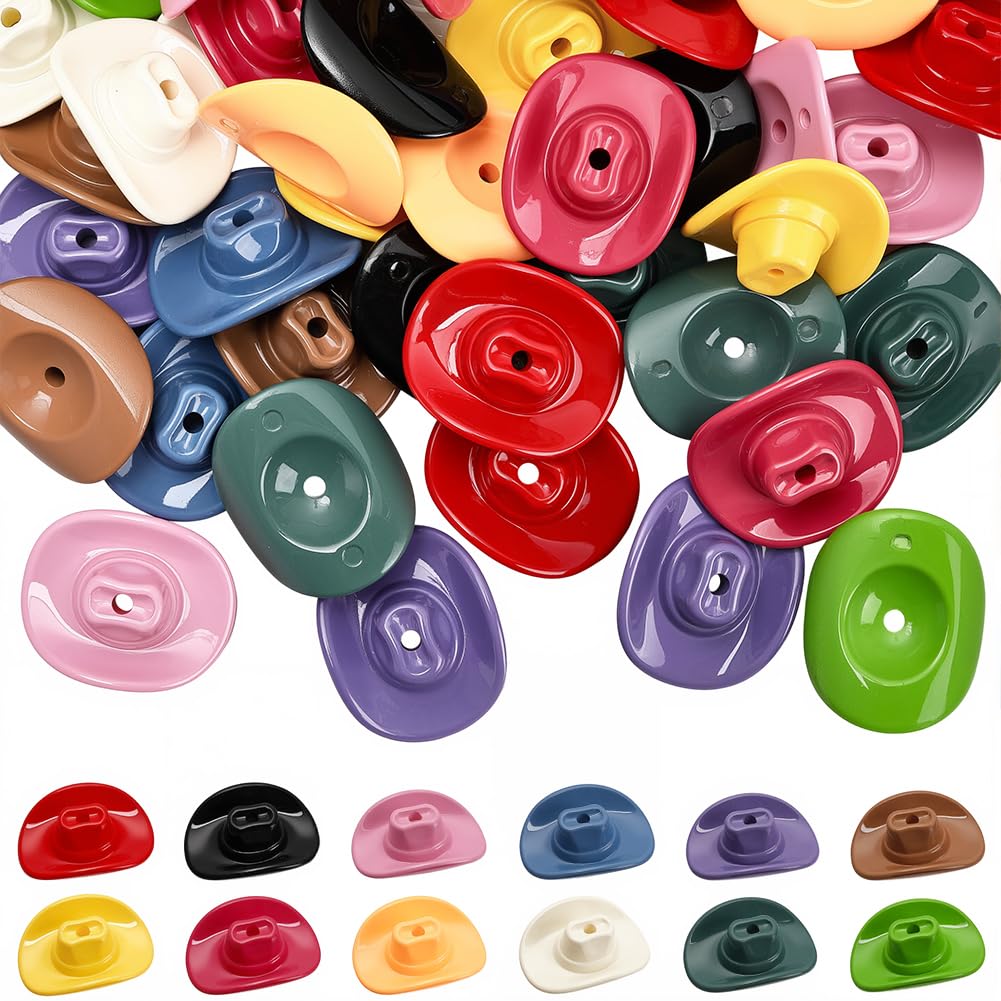 Mini entretoises acryliques en chapeau western pour créer sans limites