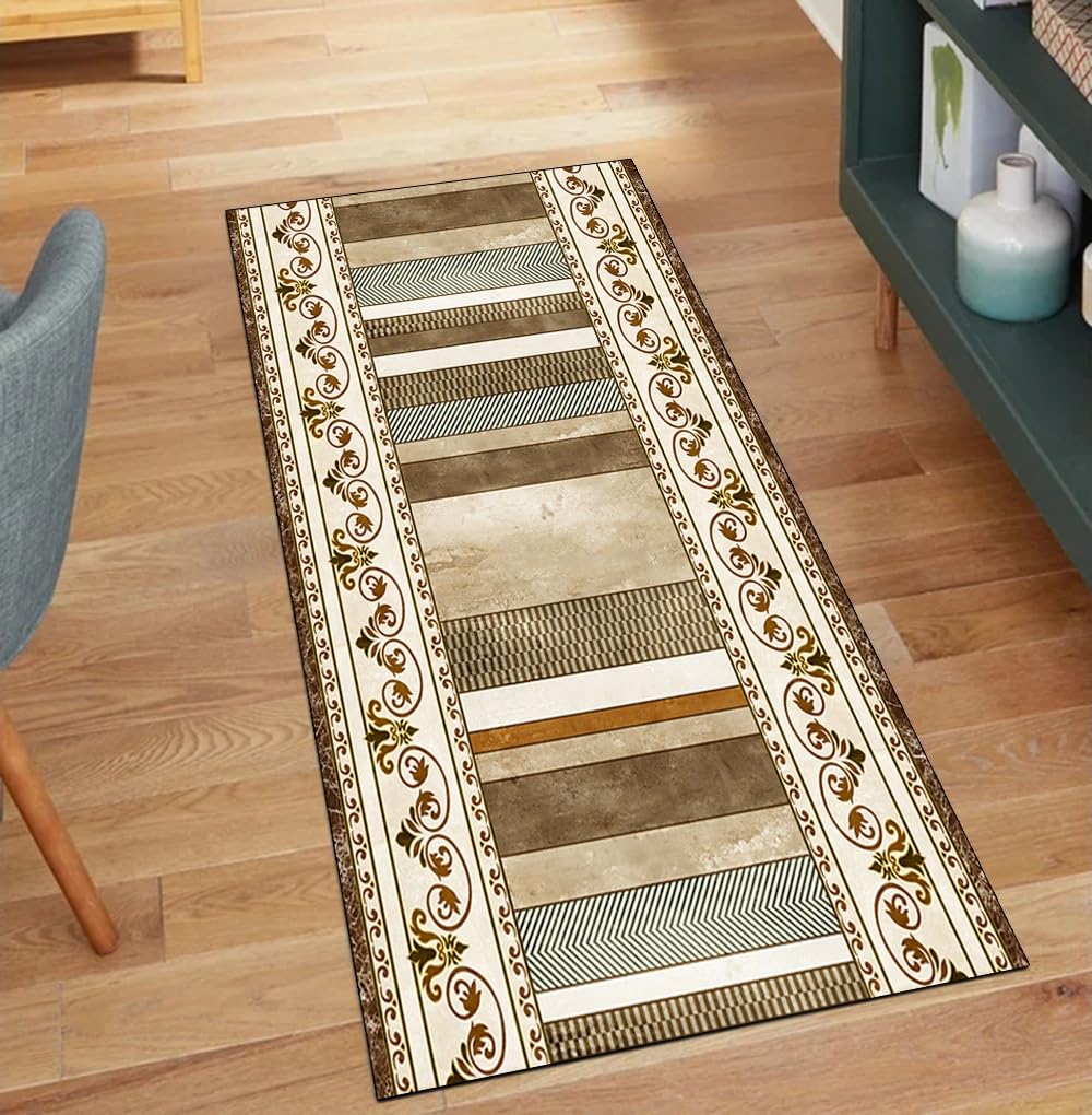 Alfombra vintage larga para decorar pasillos y salones acogedores