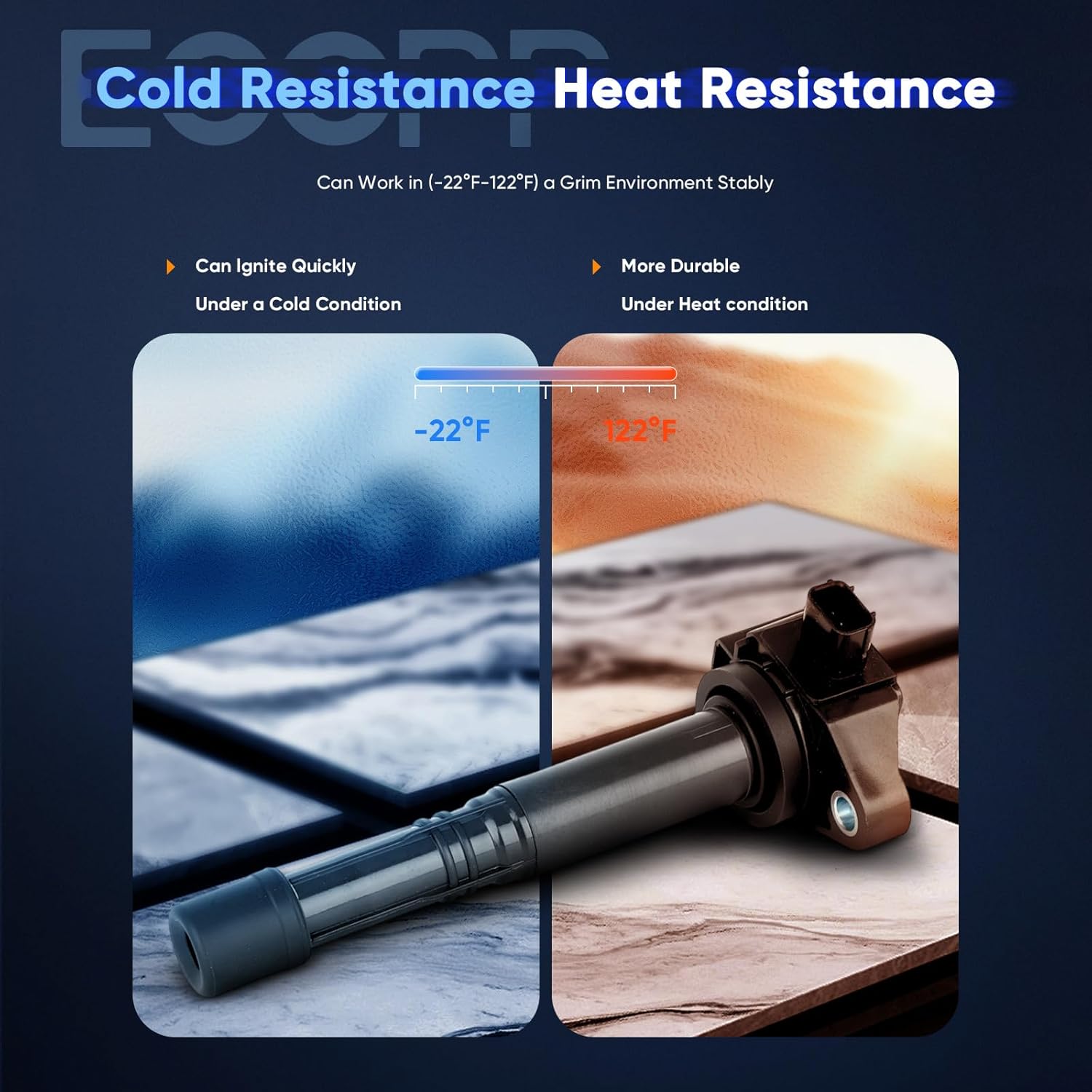 ECCPP UF712 4 ignition coils with 4 iridium Spark Plugs for Honda for Accord 2013-2017, CR-V CRV 2015-2019 & for Acura TLX 2015-2020, ILX 2016-2020 L4 2.4L 2305205A2A01 C1832 30520-5A2-A01