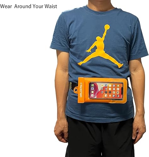 Miniatura 8 de DRLOKPAK Bolsa de cintura impermeable para surfear, bolsa cruzada en el pecho, riñonera para snorkel, bolsa de natación, playa, flotante, soporte