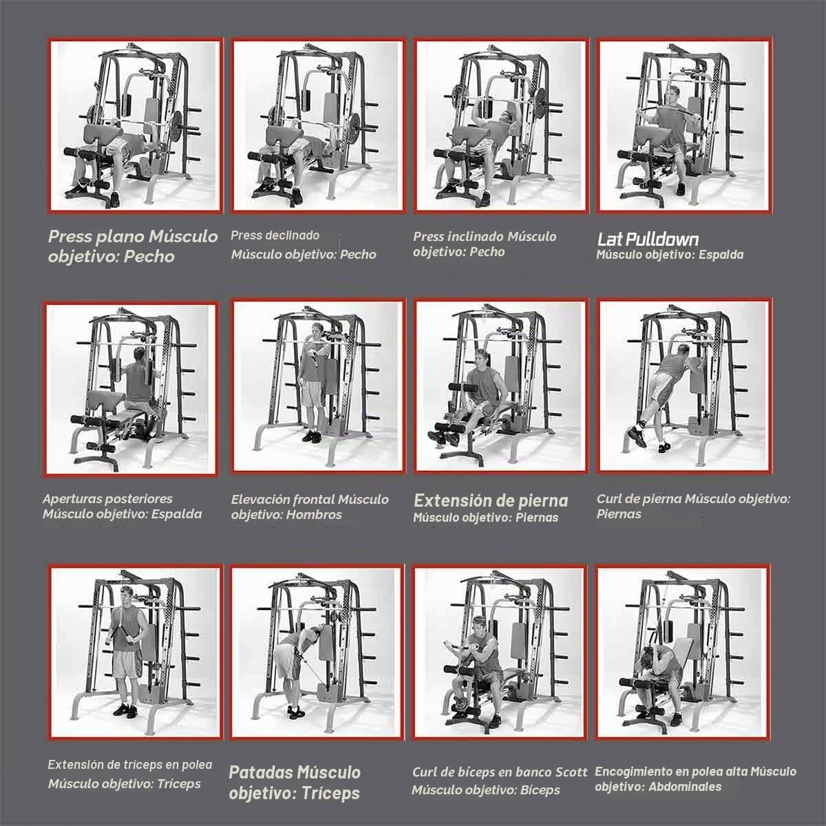Marcy SM4000 Deluxe Smith Machine Gimnasio Completo en casa con Banco de Grado Comercial