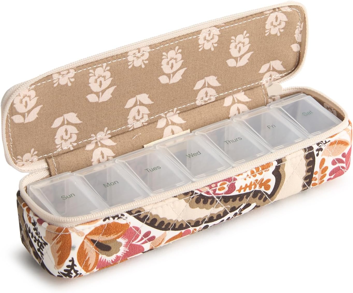 Vera Bradley womens Travel Pill Case, Cotton Gabardine