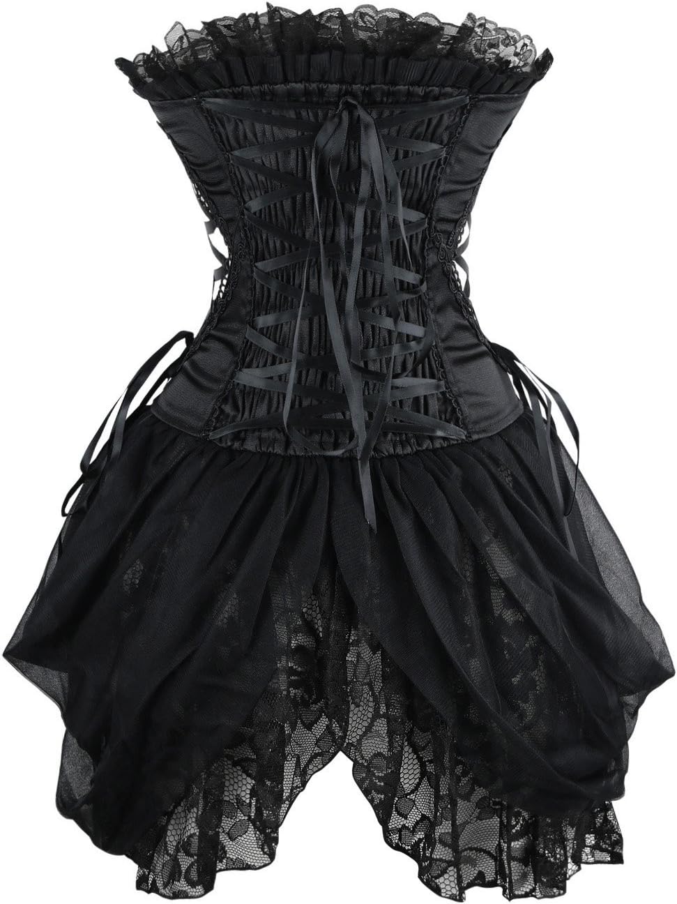 Charmian Women's Sexy Corset Bustier Dress Gothic Victorian Cosplay Party Outfit - Image 4