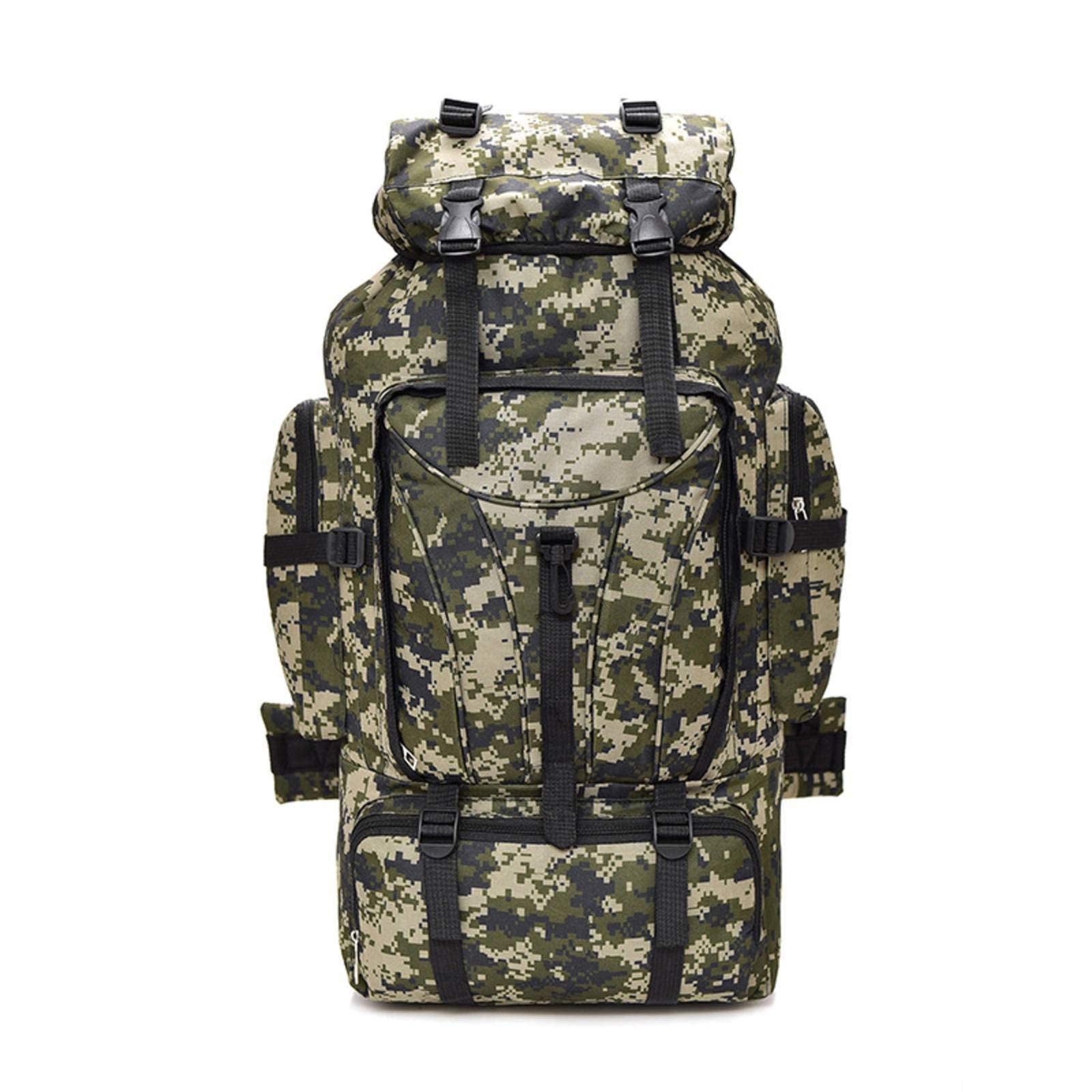 NC NC Mochila de Camuflaje para montañismo, Mochila de Viaje al Aire Libre de Gran Capacidad para Hombre, Mochila de Equipaje para Acampar