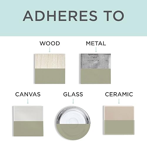 Miniatura 5 de Rust-Oleum 374164 - Pintura a la tiza en aerosol ultramate de 12 onzas, color verde Tate