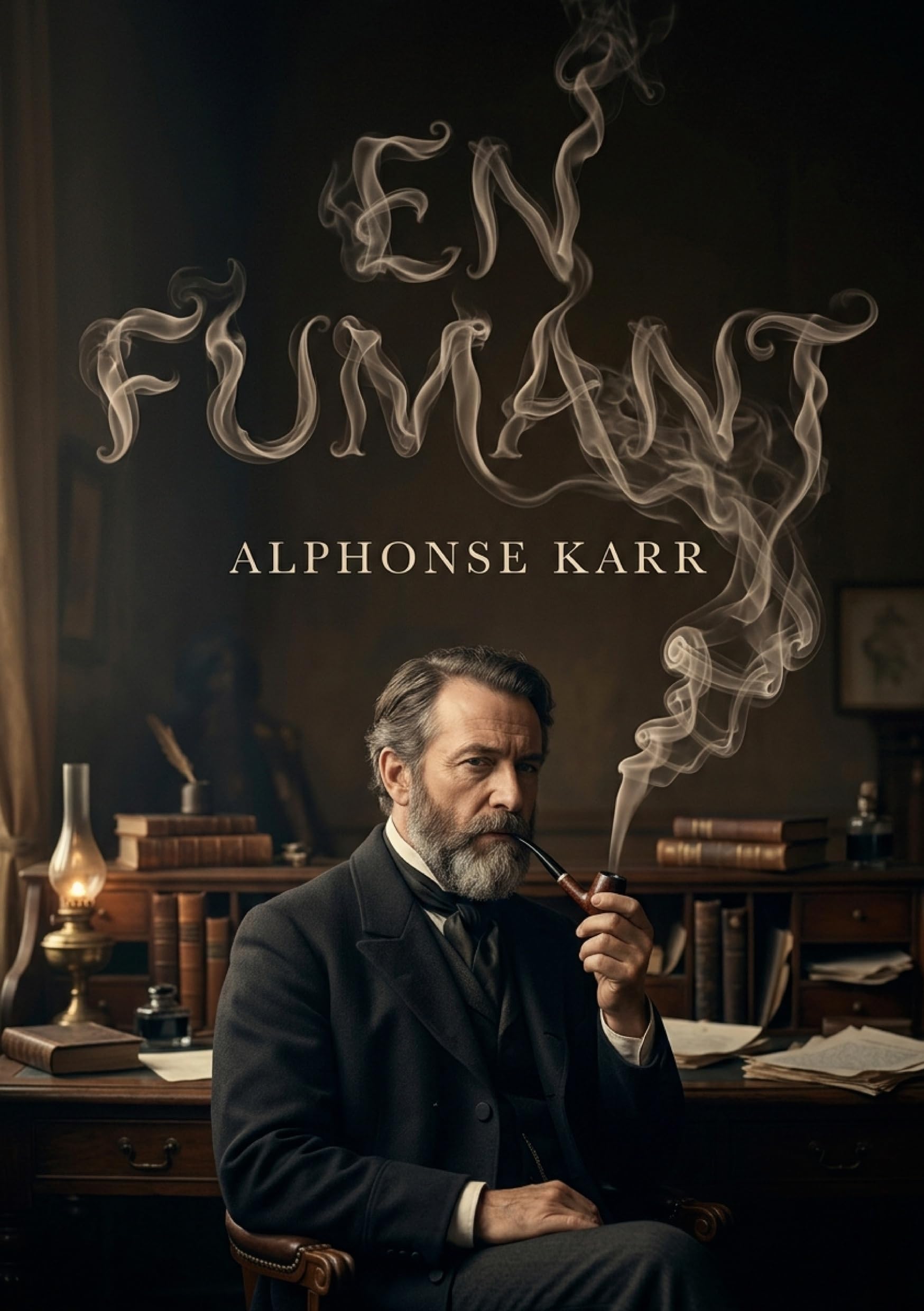 En fumant: Les réflexions satiriques d'Alphonse Karr sur la société française, ses vanités et ses lois injustes, à travers une perspective personnelle et engagée