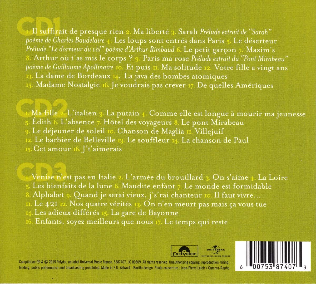 50 + Belles Chansons
