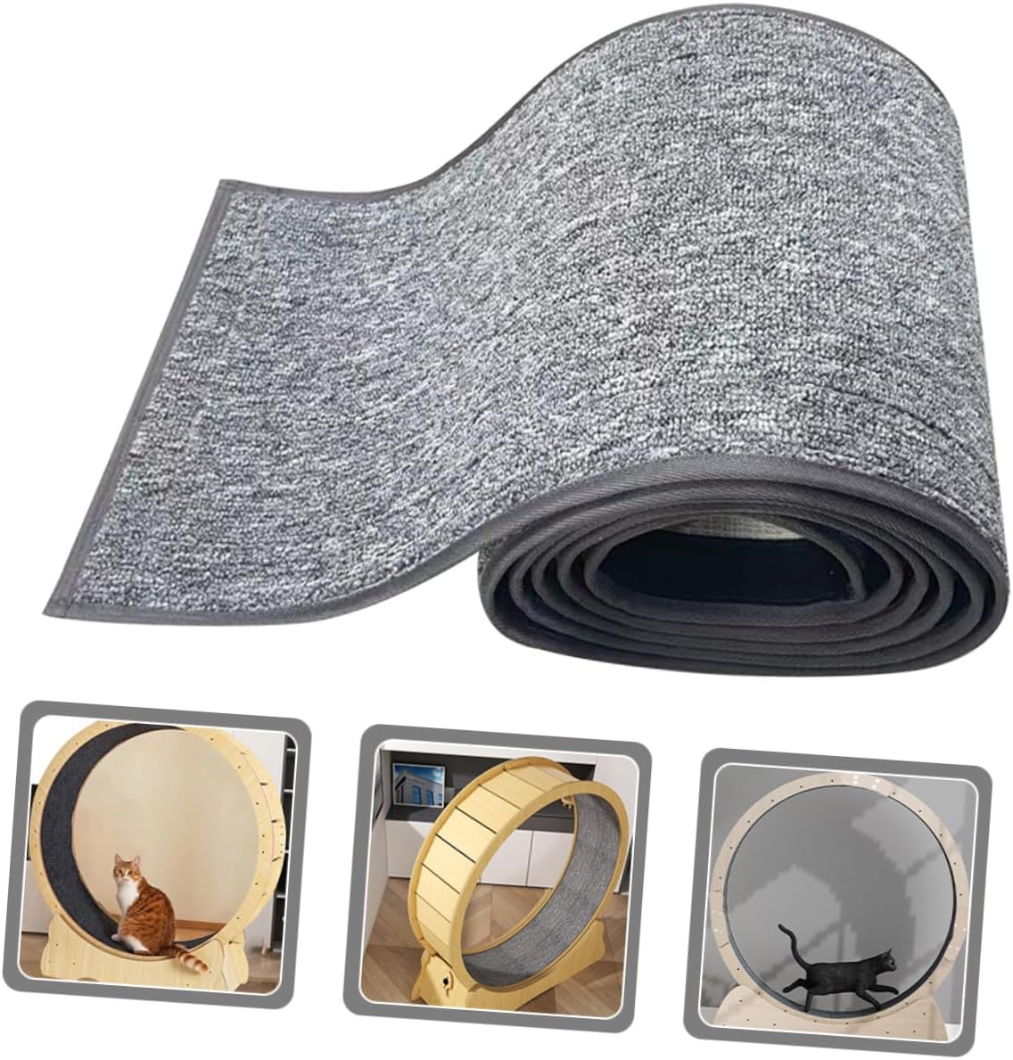 Cat Running Wheel Replacement Mat Non- Cushion for Cat Exercise Wheel Felt Pad Lightweight Compact Design for Easy Use