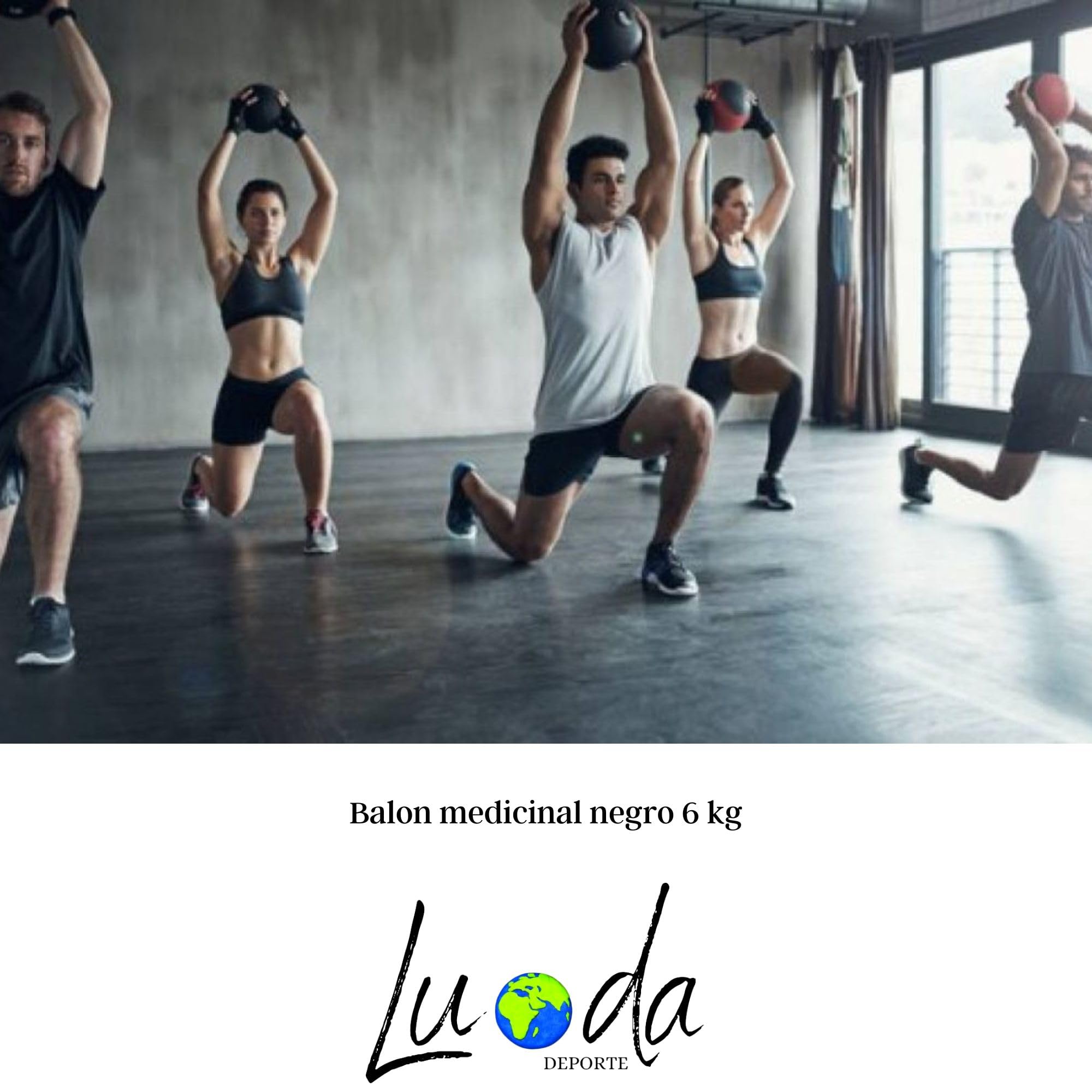 Pallone Medicinale Nero - Attrezzatura da Allenamento Versatile - Potenzia le tue routine con questa palla medica - Pallone antiscivolo per sollevamento