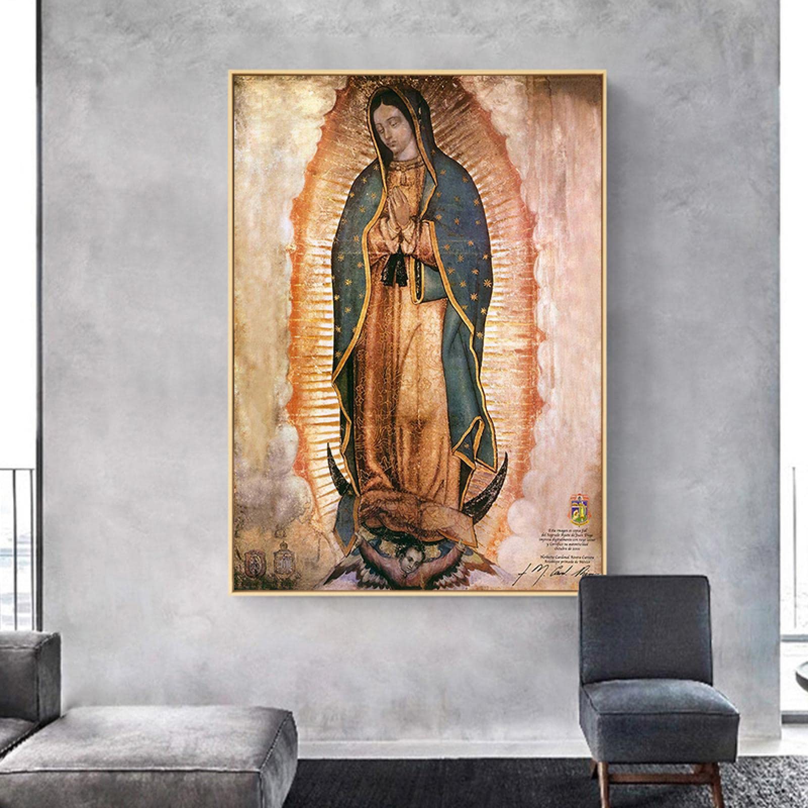Cuadros Decorativos El día de la Virgen de Guadalupe en México Pósteres e impresiones Arte de la pared Retrato Imágenes para la decoración del hogar 50x70cm (20x28in) Sin marco
