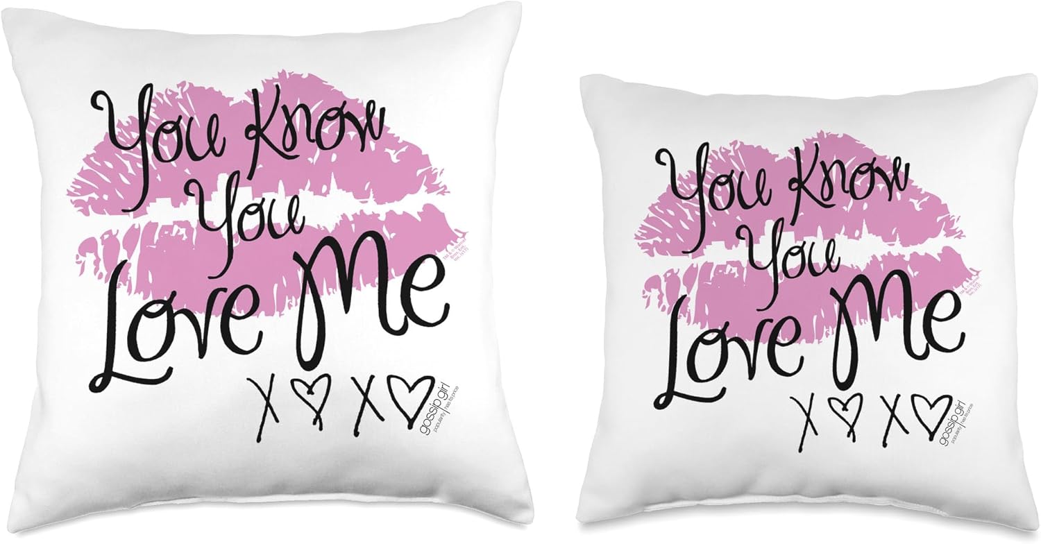 Gossip Girl You Love Me Throw Pillow