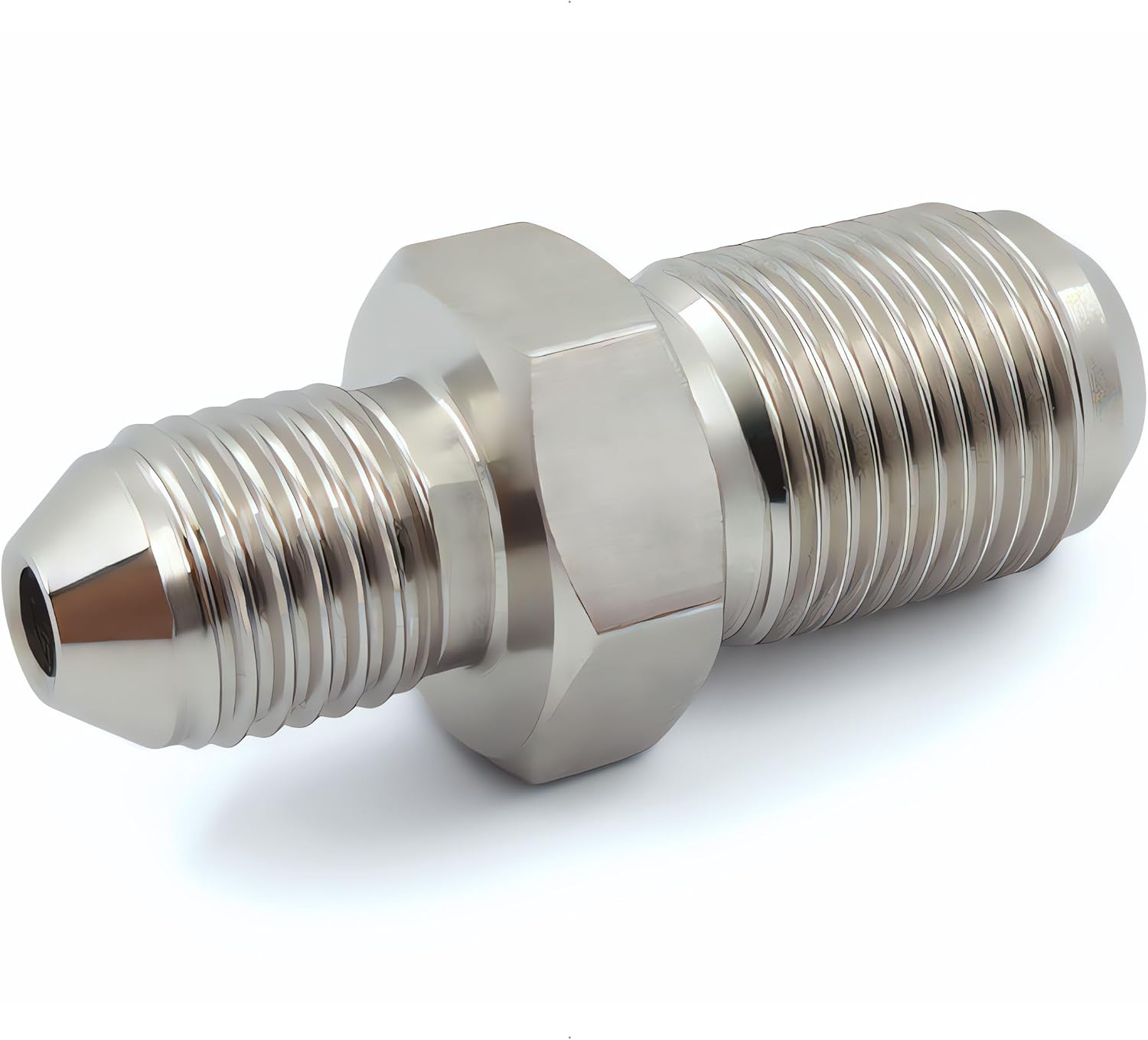 M12x1.0 to 3AN Straight Male Fitting Adapter "Stainless Steel" (M12-AN3)