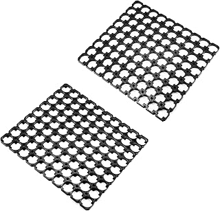 Bettomshin 5Pcs 9x10 Cell Spacer Battery Holder Brackets Plastic 21.3mm Hole Dia for 21700 Lithium Battery DIY Battery Pack