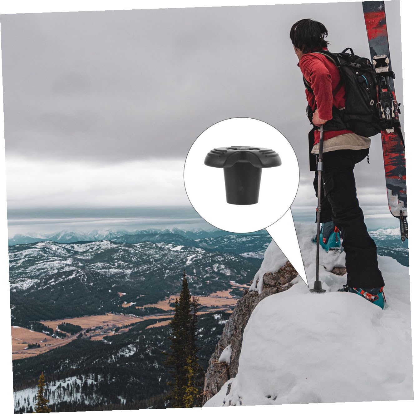 Healeved 8stücke Krücken Zubehör Gummispitzen für Wanderstöcke Trekkingstockspitzen Fußkappen für Gehstöcke Ersatz-wanderstockspitzen rutschfeste Schutzkappen für Outdoor-ausrüstung
