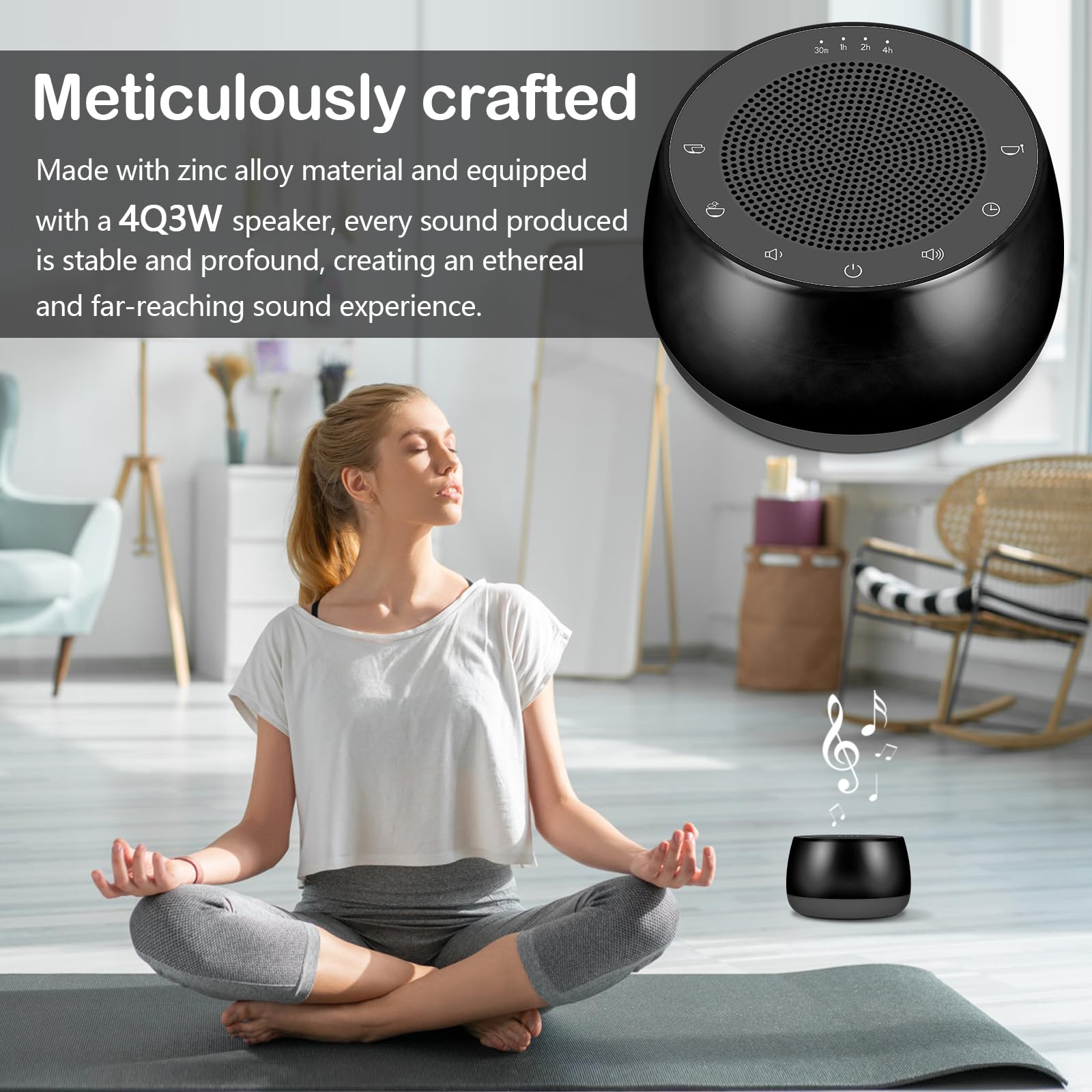 Macchina per Campane Tibetane da Meditazione, Set di Campane Tibetane Elettriche con 7 Misure per Meditazione Yoga Terapia del Suono e Guarigione dei Chakra Regali Spirituali