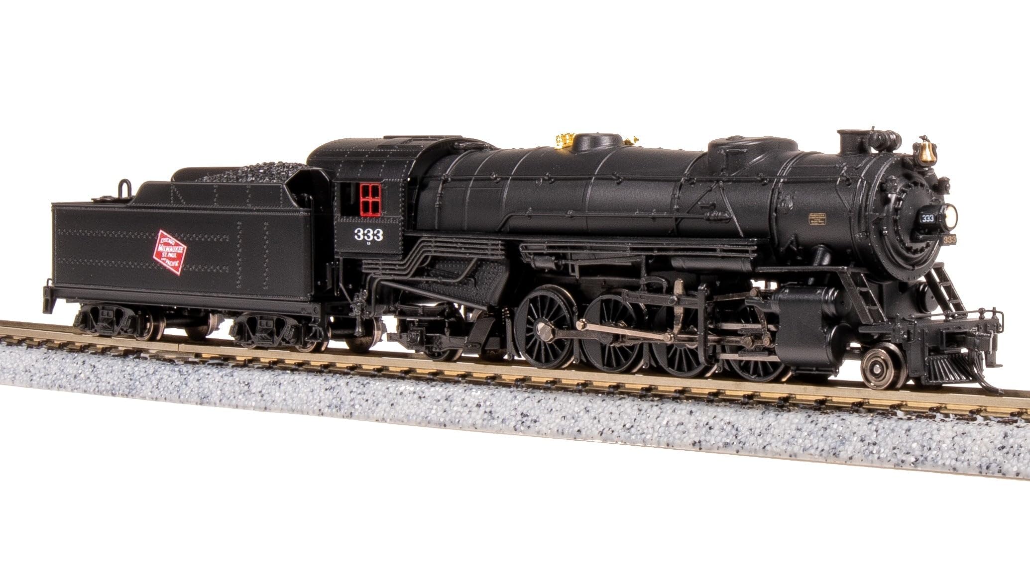 Broadway Limited 7837 USRA Heavy Mikado, MILW 378, Paragon4 Sound/DC/DCC, N Scale