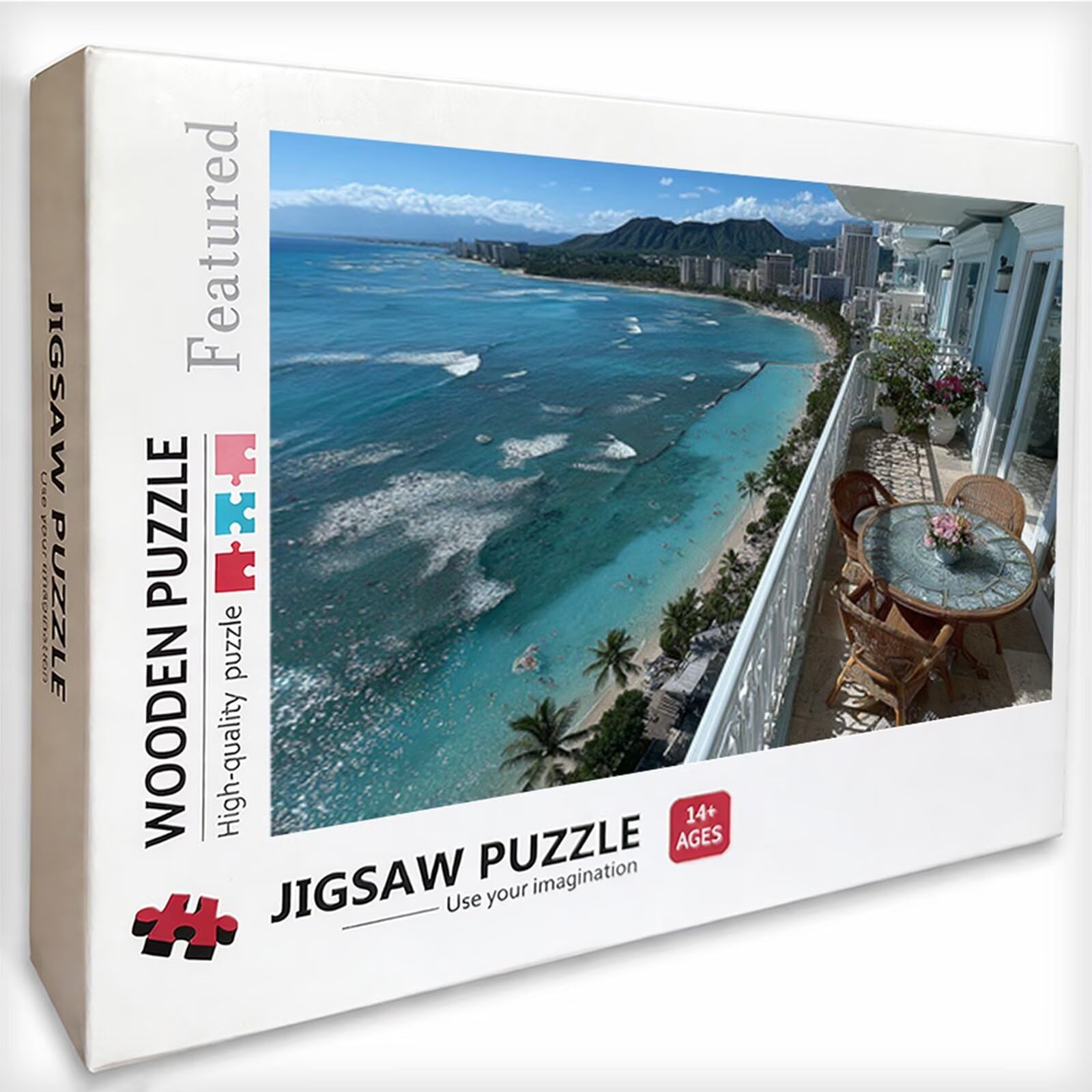 Vista Al Mar Puzzle Madera 5000 Piezas, Casa Puzzle Adultos con Caja 156x105cm, Rompecabezas Desafiante, para Hombres Mujeres Adolescente, Juegos de Rompecabezas Creativos, Decoracion Hogar, 6-8589