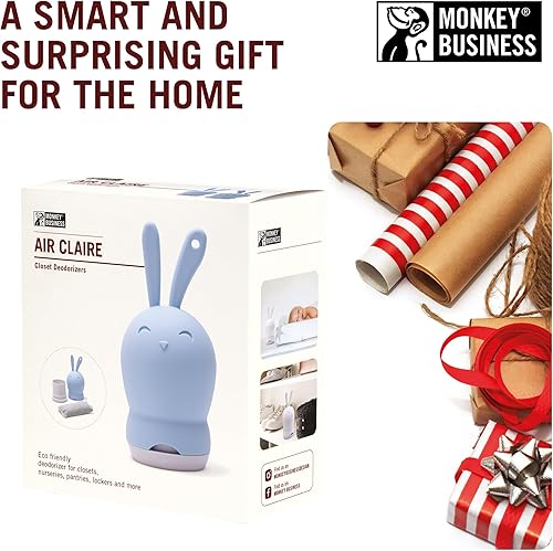Miniatura 8 de Monkey Business Eliminadores de oloresdesodorantes Aire Claire para armarios y áreas pequeñascarbón activado también mantiene armarios, taquillas,