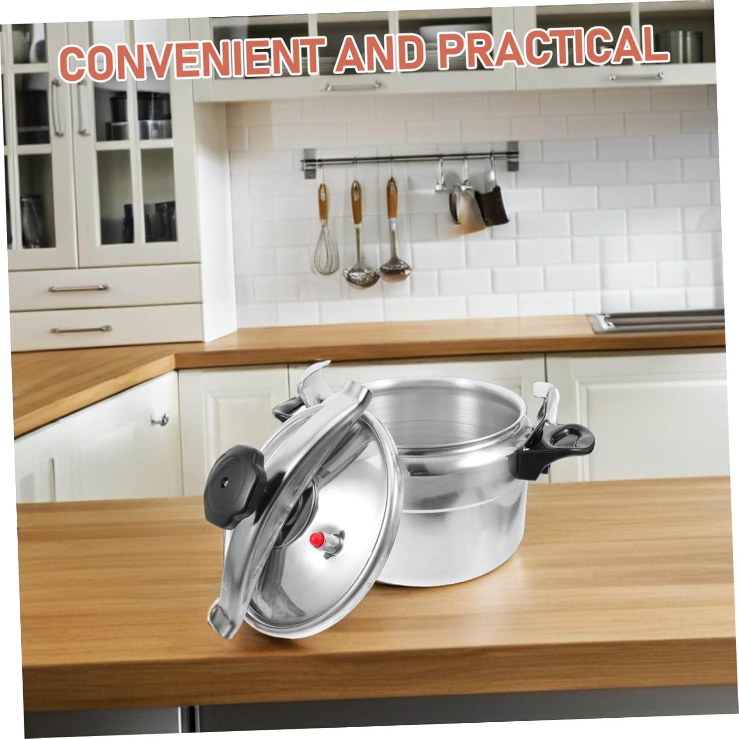 Cook Pressure Cooker Gas Stove Safe Multipurpose Cookware Pressure Pot for Soup