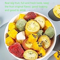 Vista 2 de Té de frutas Una variedad de té mixto de frutas liofilizadas, té de frutas 3.52oz.