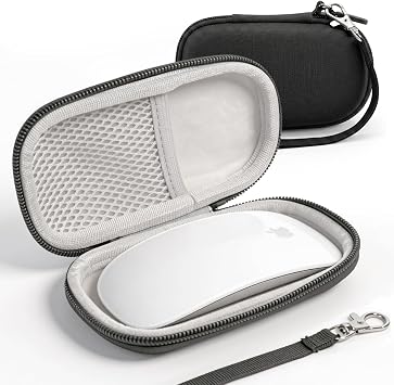 A-pple Mouse Case for Apple Wireless Bluetooth Mice Compact Performance Mouse Case Only for A-pple Magic Mouse (Black)