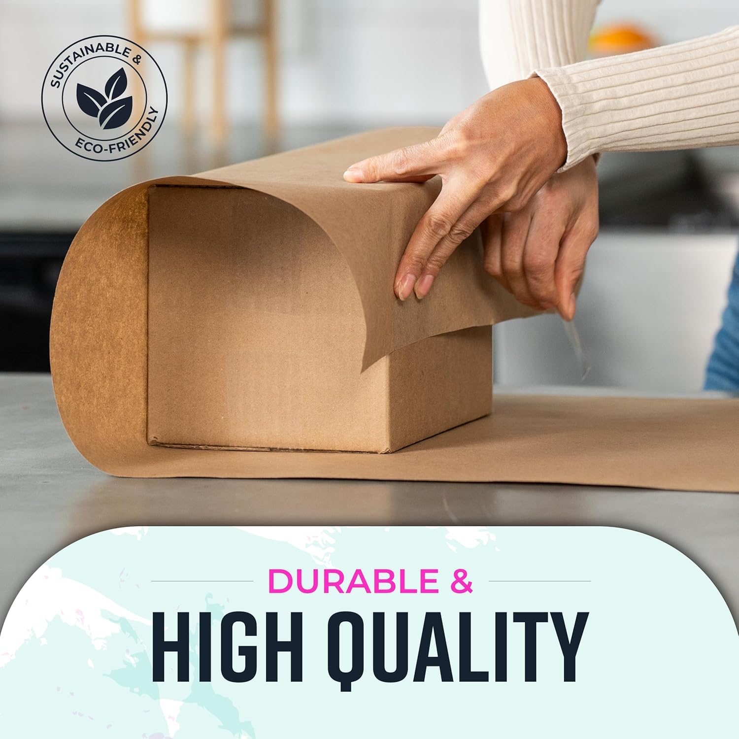 Bryco Goods Brown Kraft Paper Roll - 18" X 1200' (14,400