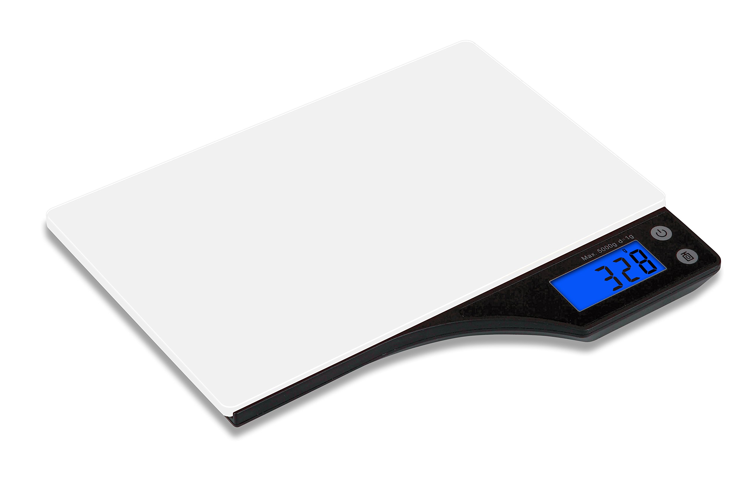 Kabalo White Kitchen Household Food Cooking Weighing Scale 5Kg Capacity 5000G/1G