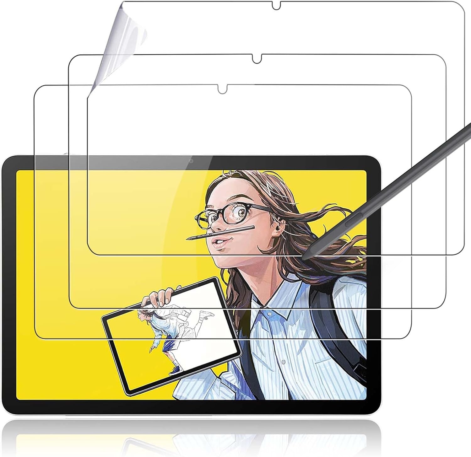 Protector de Pantalla NOUKAJU para Wacom MovinkPad 11, Pack de 3