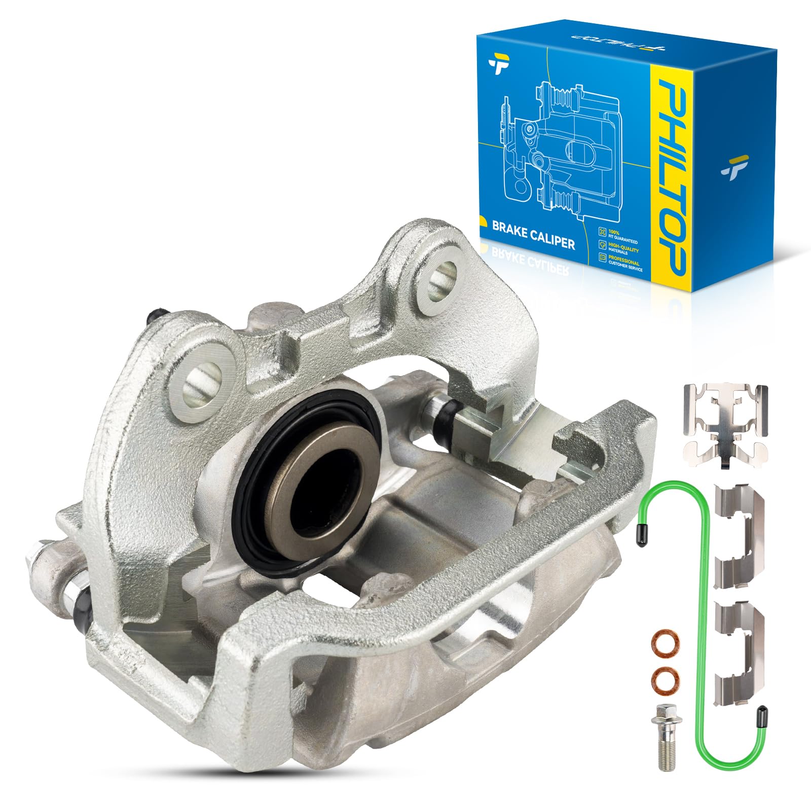 PHILTOP Rear Left Brake Caliper for 99-02 Silverado 1500, 00-01 Tahoe